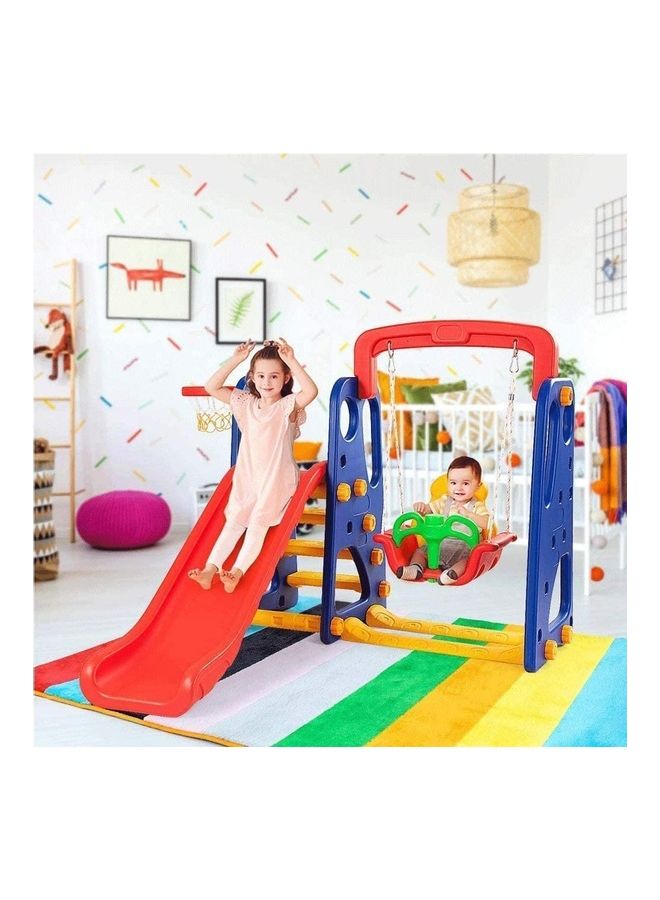 Rainbow Toys 3 In 1 Swing Set - Outdoor Play Structure 160 x 125 x 160cm - Image 1