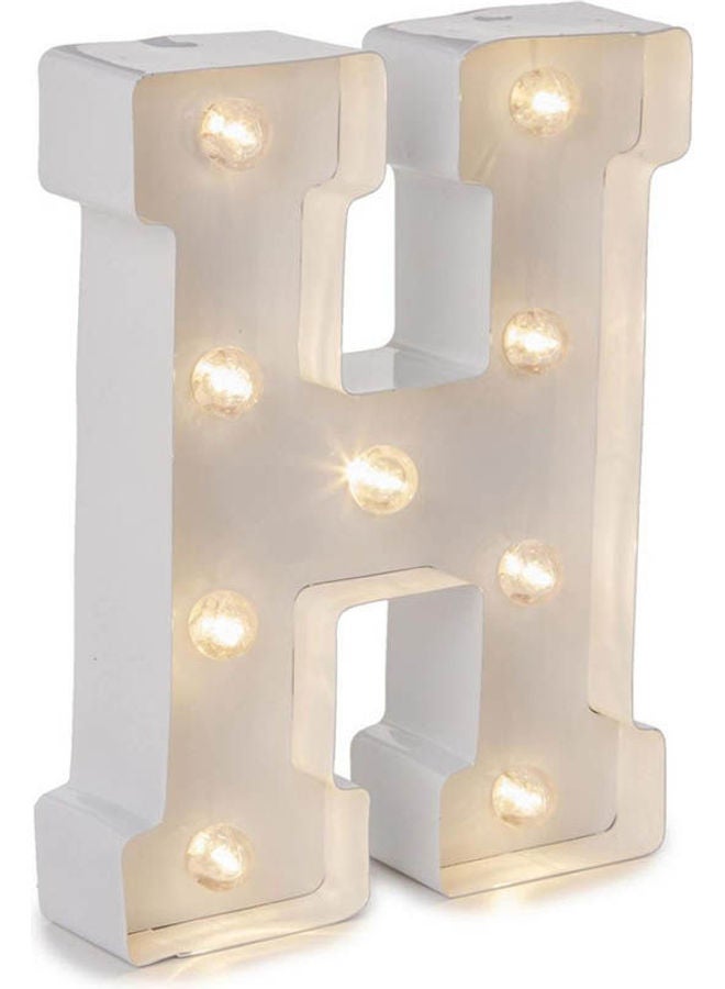 Light Up Alphabet Letter H Surprise For Birthdays  Special Occasions multicolour One Size cm