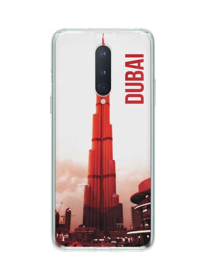Stylizedd Dubai The Burj Classic Case Cover For Oneplus 8 Multicolour - Image 1