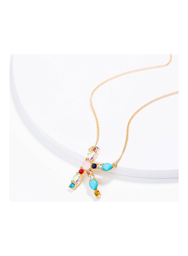 5esha - K Letter Pendant Necklace - Image 1