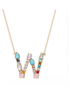 5esha W Letter Pendant Necklace  - Image 1
