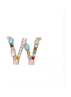 5esha W Letter Pendant Necklace  - Image 3