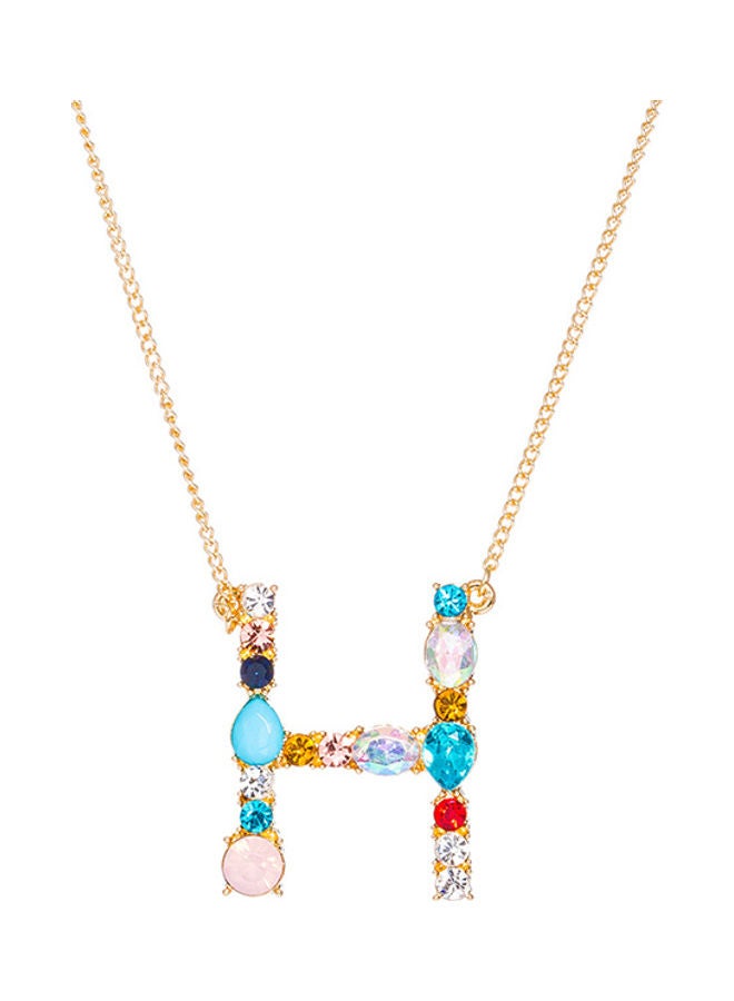 5esha - H Letter Pendant Necklace - Image 1