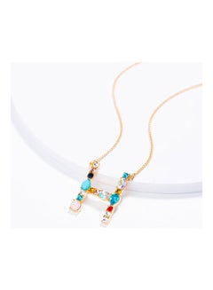 5esha H Letter Pendant Necklace  - Image 2