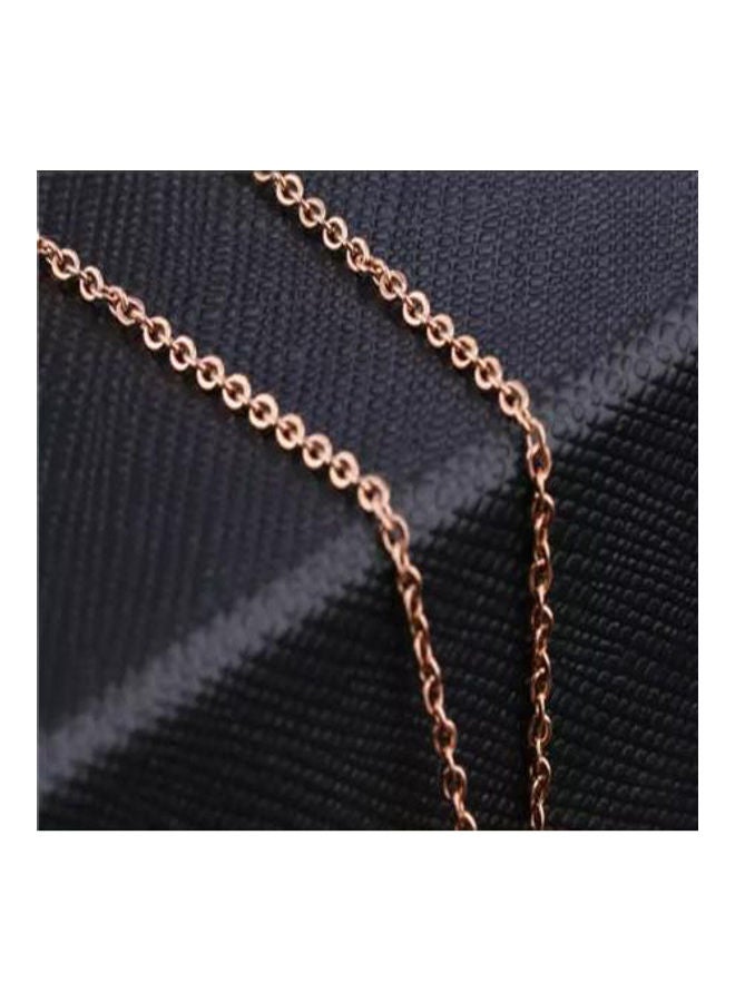 5esha W Letter Pendant Necklace - Image 3