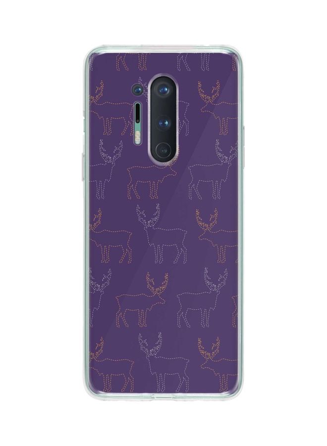 Stylizedd Moose Classic Case Cover For Oneplus 8 Pro Purple - Image 1