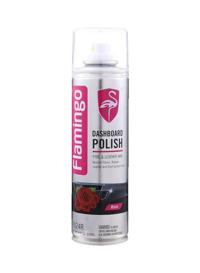 Generic Flamingo Dashboard Polish & Shine - Flowers Scent 220Ml 