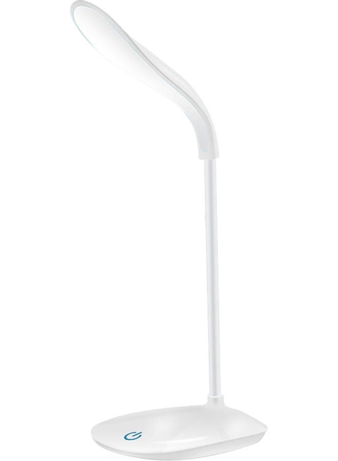 Generic USB Rechargeable LED Desk Lamp White  - Image 1