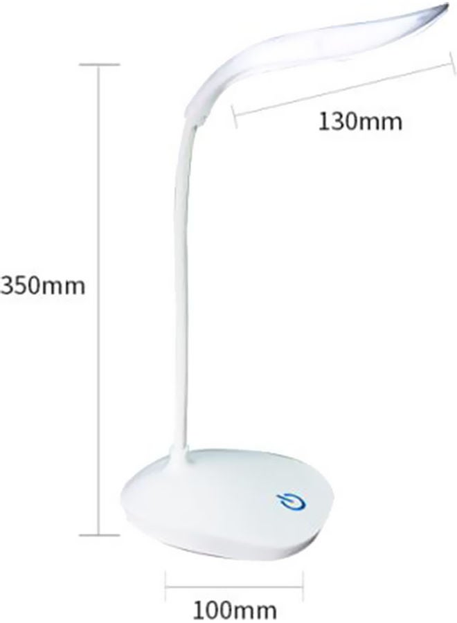 Generic USB Rechargeable LED Desk Lamp White  - Image 3