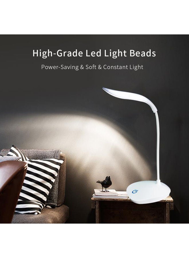 Generic USB Rechargeable LED Desk Lamp White  - Image 4