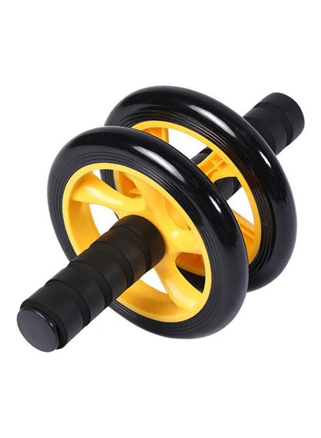 Generic Ab Abdominal Exercise Roller With Extra Thick Knee Pad Mat - Body Fitness Strength Training Machine Wheel Gym Tool 