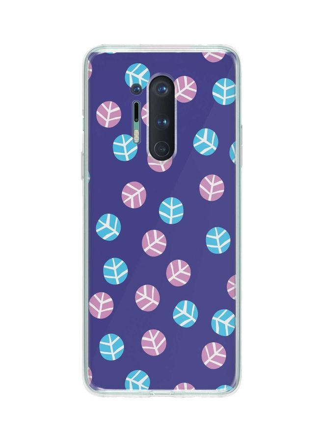 Stylizedd Bubbly Flakes Classic Case Cover For Oneplus 8 Pro Purple - Image 1