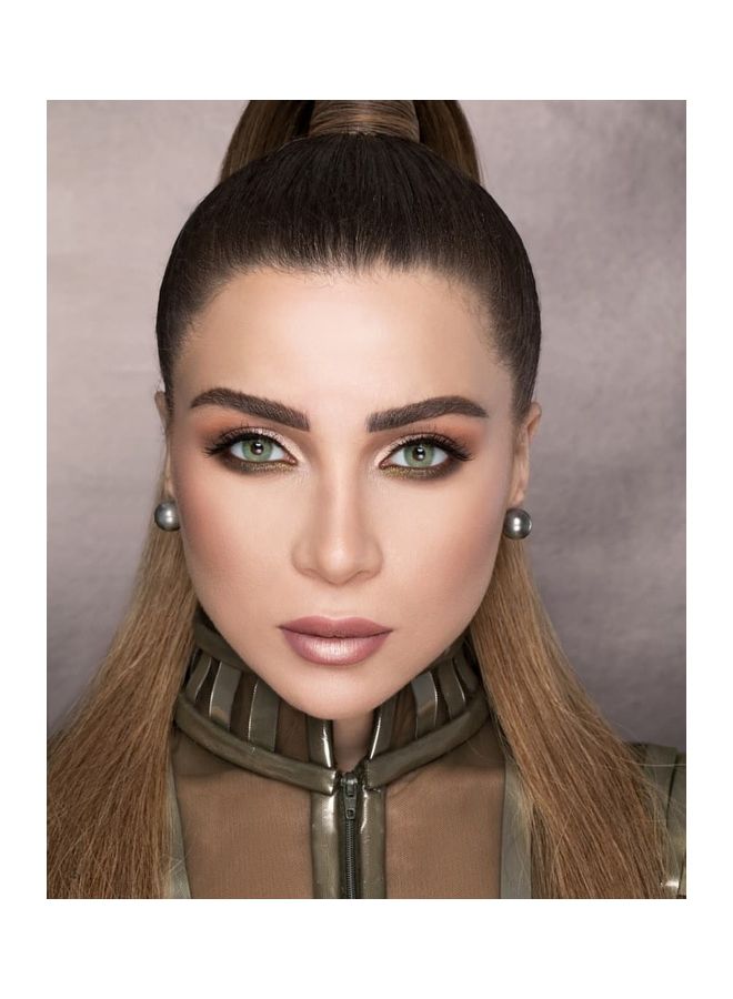Women's luminous green Lenses Magnifying and shiny lenses for the eye they are  soft and light on the eyes and they are licensed by most countries of the world and have the ability to enter oxygen. Let your eyes breathe with Luminous