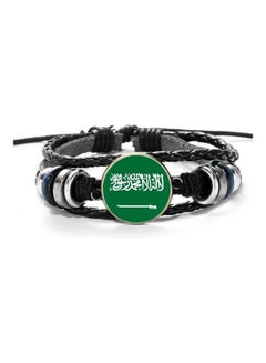 KSA Flag Design Multilayer Bracelet