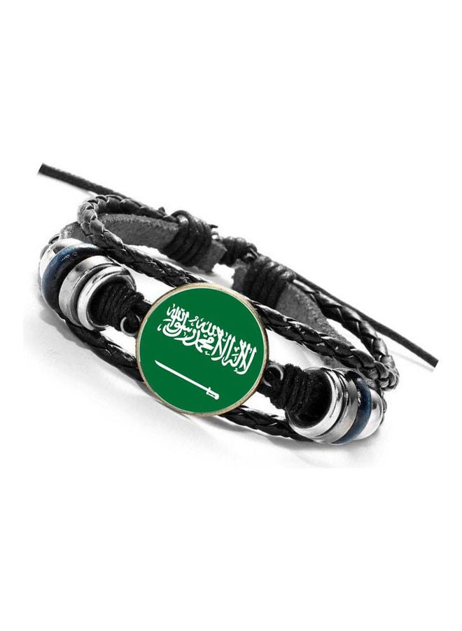 5esha - KSA Flag Design Multilayer Bracelet - Image 1