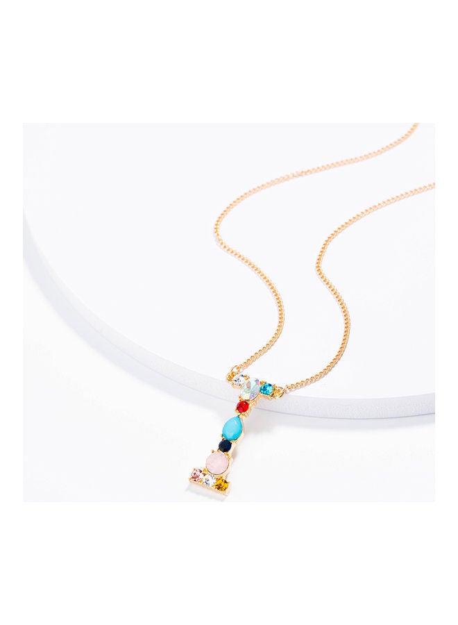 5esha - I Letter Pendant Necklace - Image 1