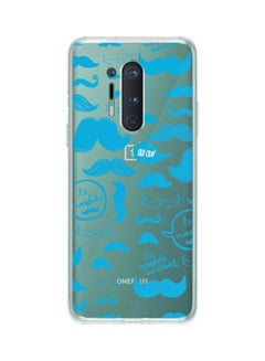 Le Moustache Classic Case Cover For Oneplus 8 Pro Blue