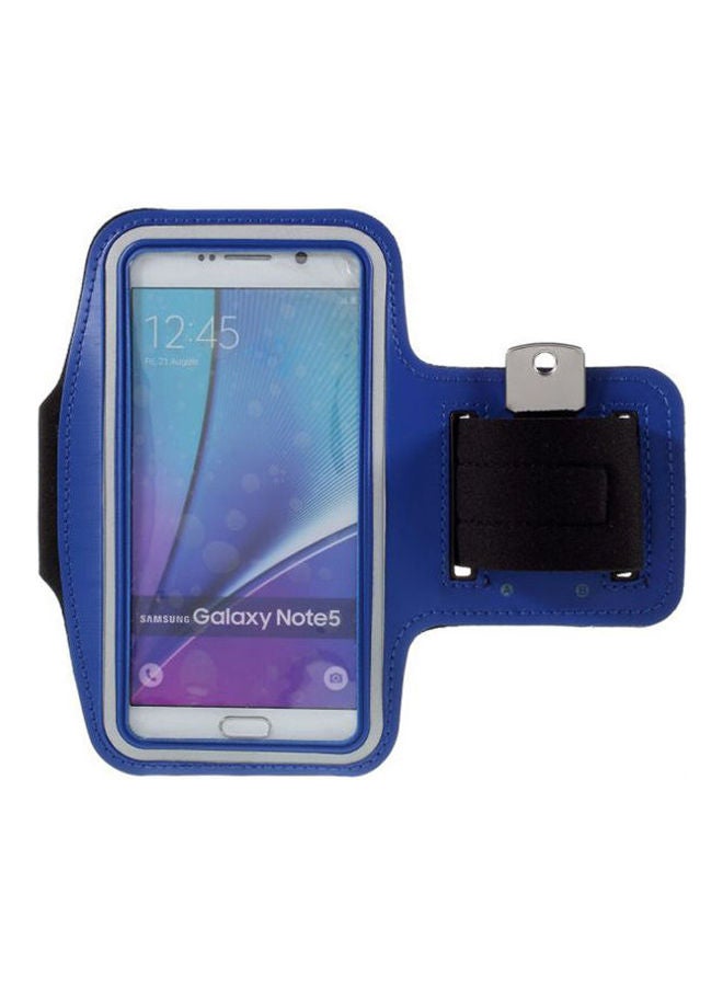 غطاء حماية مزود بحزام يثبت على الذراع أثناء ممارسة الرياضة في الصالة الرياضية مناسب لهاتف سامسونج جالاكسي S7 إيدج/ S6 إيدج/ نوت 5 160*86سم - Image 2