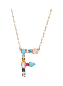 5esha F Letter Pendant Necklace  - Image 1