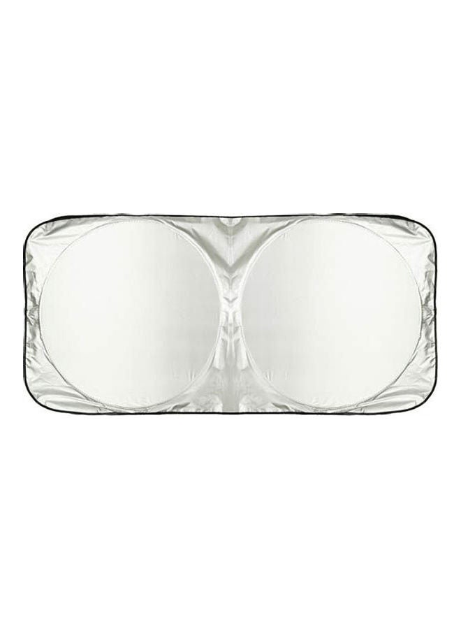 Generic - Silver Front Sunshade 130x60 CM - Image 1