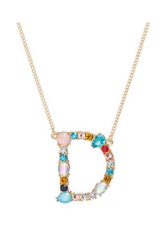 D Letter Pendant Necklace