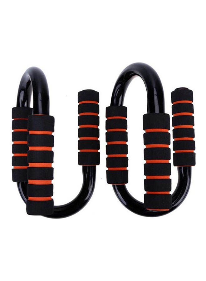 Fitness SShaped PushUps Push Up Bar Rods Stands Bracket Sport Gym Exercise Training Chest Muscle - Image 1