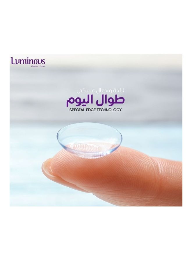 Luminous - Women's luminous latin brown Lenses Magnifying and shiny lenses for the eye they are  soft and light on the eyes and they are licensed by most countries of the world and have the ability to enter oxygen. Let your eyes breathe with Luminous - Image 1