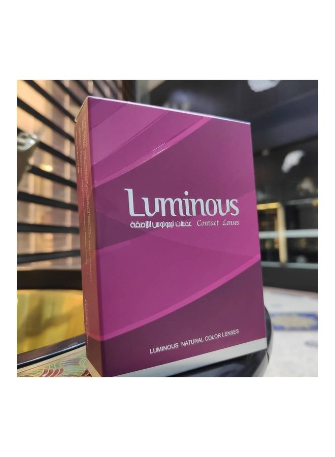 Luminous - Women's luminous latin brown Lenses Magnifying and shiny lenses for the eye they are  soft and light on the eyes and they are licensed by most countries of the world and have the ability to enter oxygen. Let your eyes breathe with Luminous - Image 1