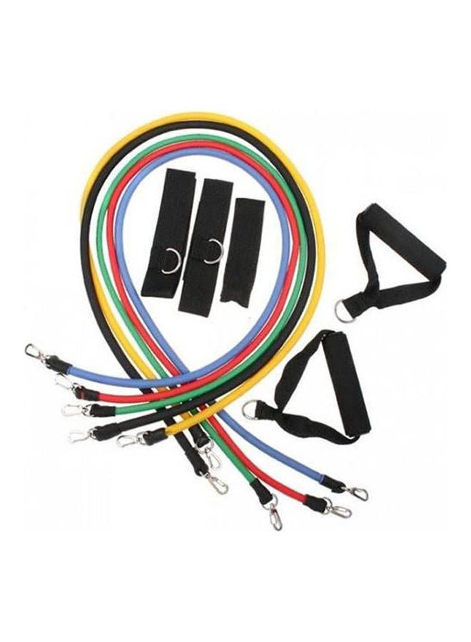 Kanteen Store 11pcs Latex Resistance bands Fitness Exercise Tube Rope Set yoga ABS P90X Workout  - Image 1