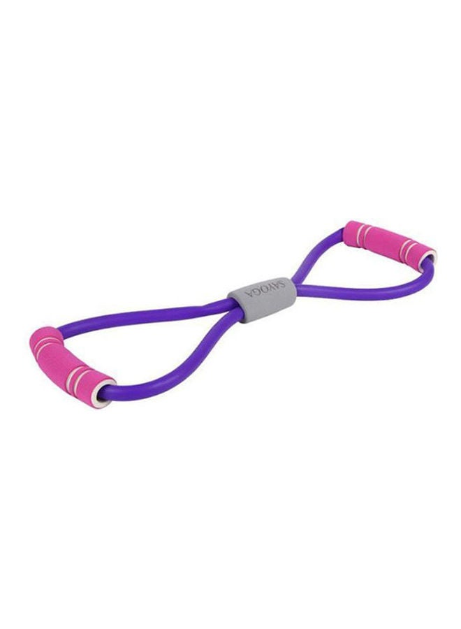 Resistance Training Bands Tube Workout Exercise for Yoga Fashion Body Building Fitness Equipment, Purple - Image 1