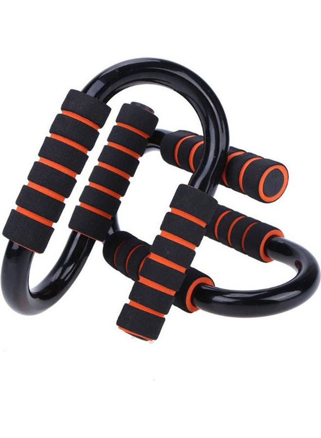 Generic - Fitness S-Shaped Push-Up Bar Rods Stands Bracket Sport Gym Exercise Training Chest Muscle 20X12X12cm - Image 1