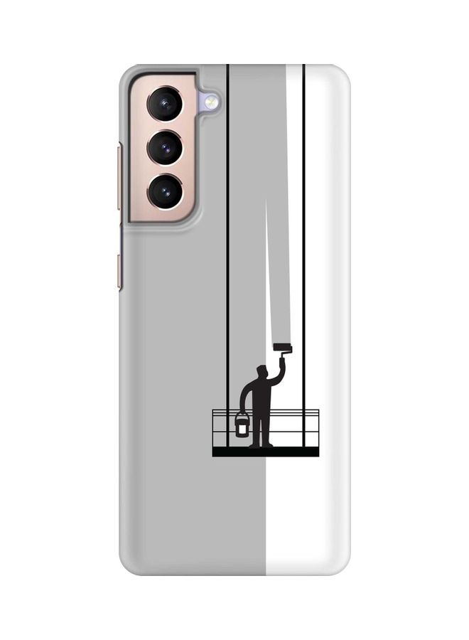 Stylizedd Paint Hanger  Case Cover For Samsung Galaxy S21 Plus 5G Grey