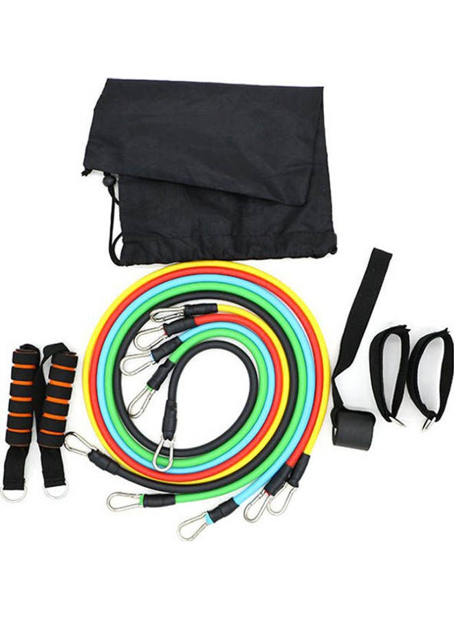 Kanteen Store 11-PieceRally Pull Rope Muscle Training Portable Multifunctional Resistance Bands Set 