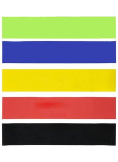 Kanteen Store 5Pcs Elastic Resistance Bands Set Latex Gym Strength Training Rubber Loops Bands Fitness Workout Equipment Expander 