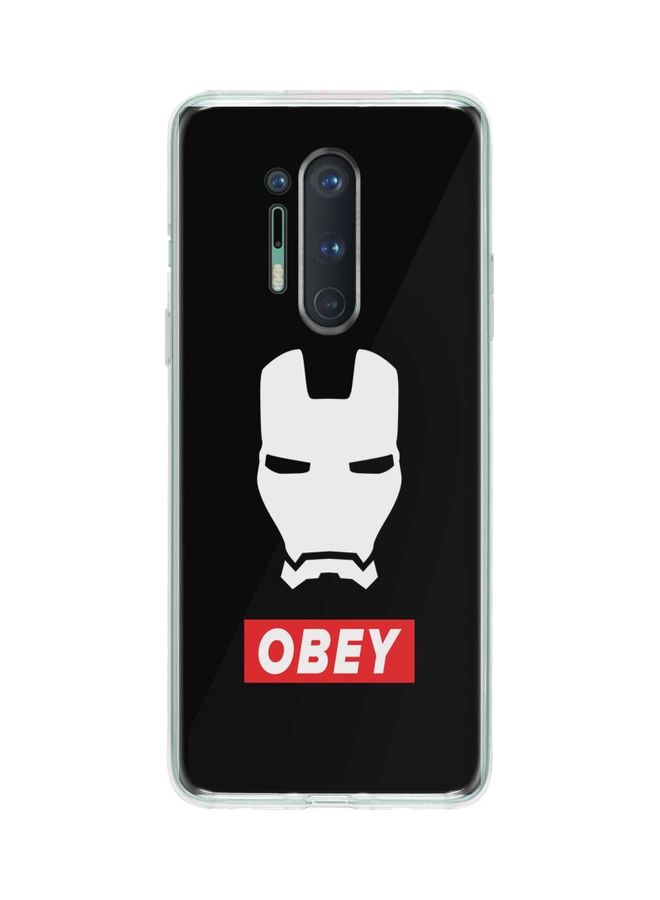 Stylizedd Obey Iron Classic Case Cover For Oneplus 8 Pro Black - Image 1