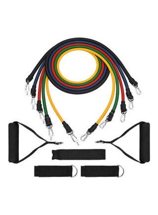 Resistance Bands , Fitness Tubes Set, with Door Anchor, Ankle Straps, Carrying Pouch for Losing Body, Strengthening, Shaping Body, Rehabilitative Exercises,(12 Pieces) - v1614193744/N44711474A_1