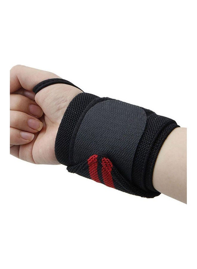 Generic Strap Fitness Gym Sport Wrist Wraps Hand Support Wristband With Thumb Loops For Men & Women - Weight Lifting, Powerlifting, Strength Training  - Image 2