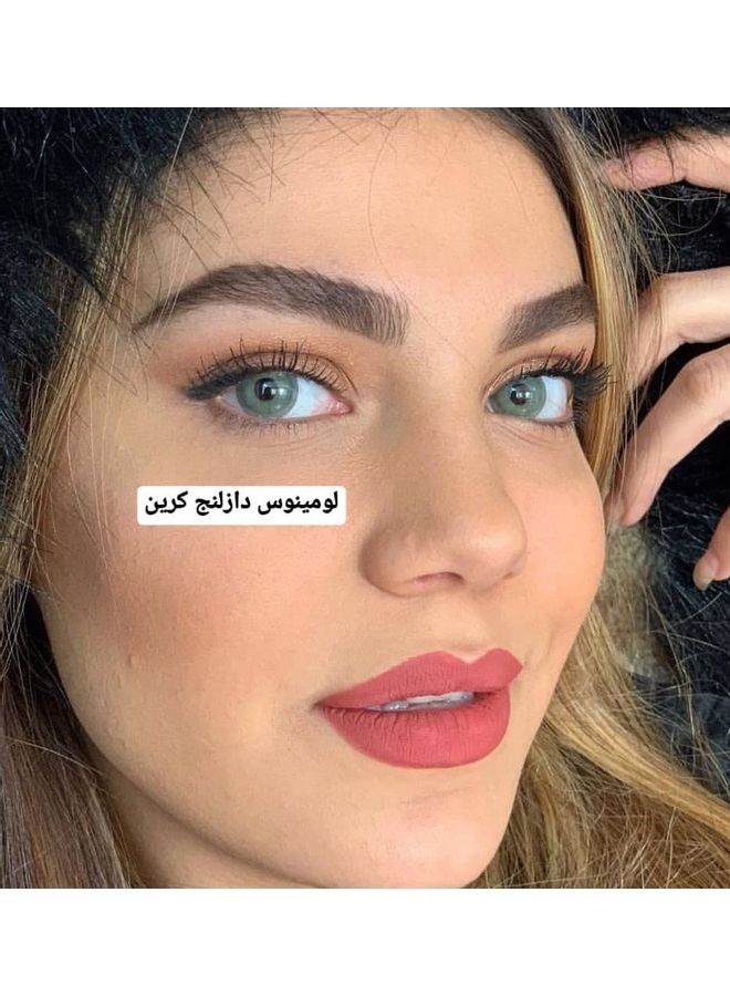 Luminous - Women's luminous dazling green Lenses Magnifying and shiny lenses for the eye they are  soft and light on the eyes and they are licensed by most countries of the world and have the ability to enter oxygen. Let your eyes breathe with Luminous - Image 1