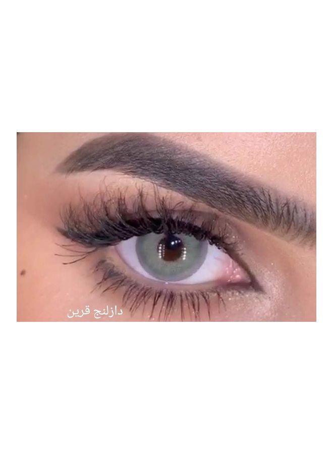 Luminous - Women's luminous dazling green Lenses Magnifying and shiny lenses for the eye they are  soft and light on the eyes and they are licensed by most countries of the world and have the ability to enter oxygen. Let your eyes breathe with Luminous - Image 1