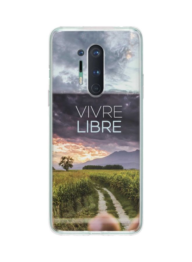 Stylizedd Vivre Libre Classic Case Cover For Oneplus 8 Pro Multicolour - Image 1