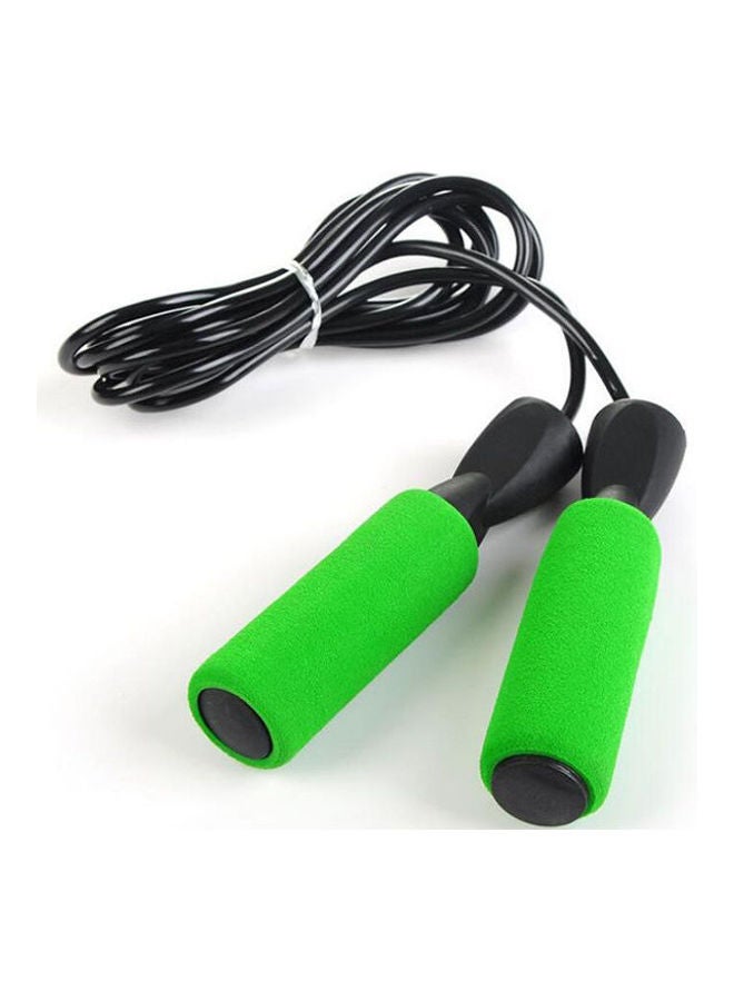 Generic Gym Fitness shaft skip,Skip Rope,Bearing Jump Rope For Speed Exercise  -Green 15cm 