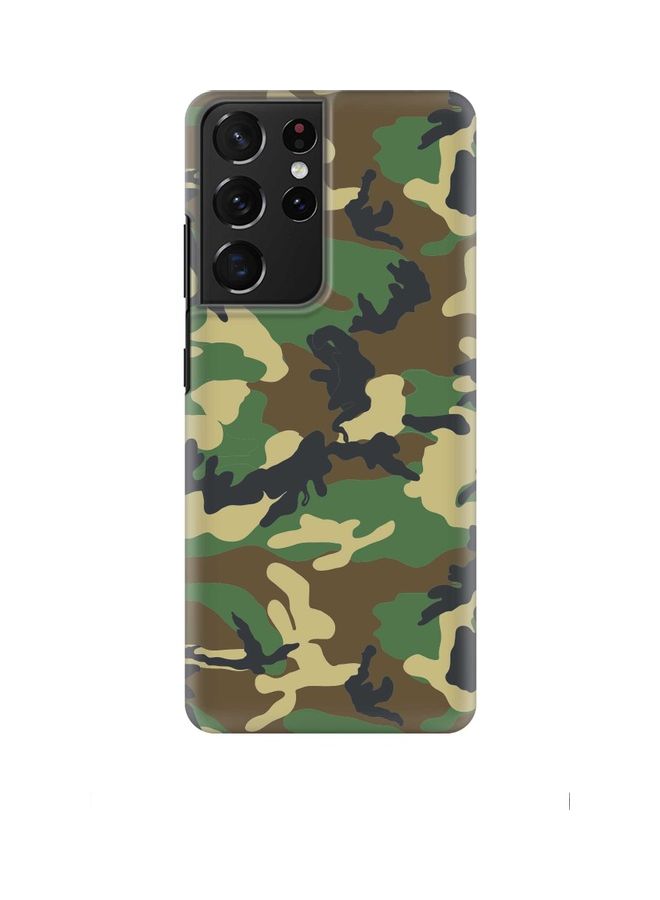 Jungle Camo Case Cover For Samsung Galaxy S21 Ultra 5G Army Green