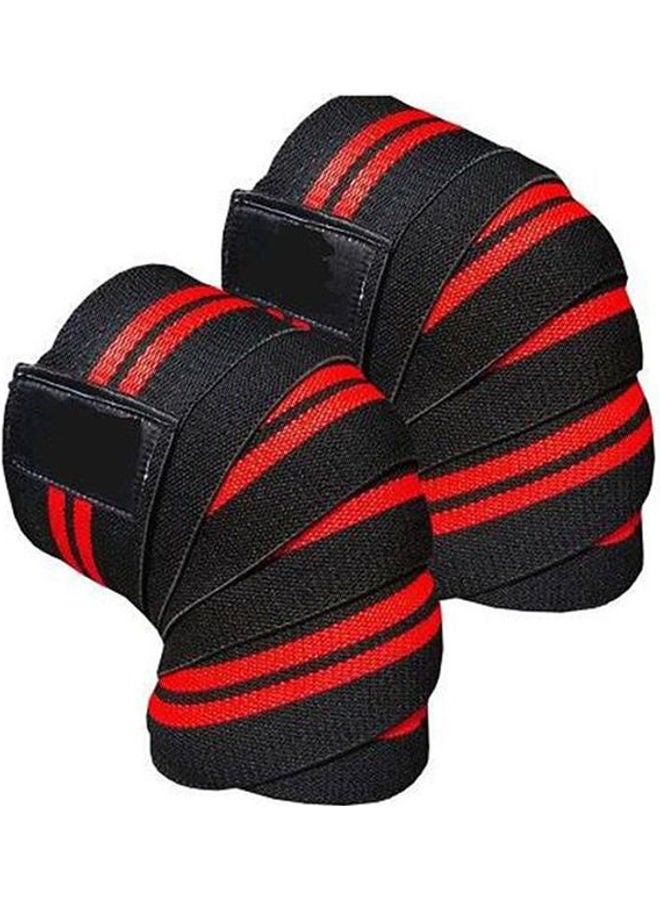 Weightlifting Knee Wraps Support Sleeves Cross Training Powerlifting Squart - Image 1