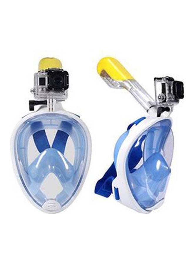 Generic Luxury Full Face Snorkelling Mask, Anti Fog, 180 Degree View, Gopro Camera Mount, S/M - Image 2