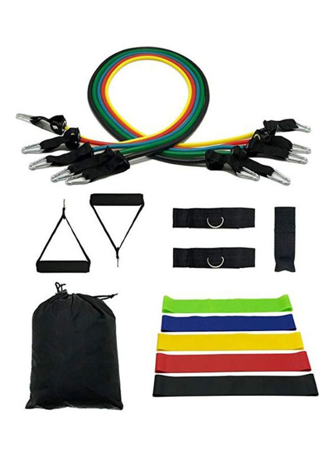 Kanteen Store Professional Fitness Equipment Workout Bands Set With Door Anchor, Ankle Straps, Cushioned Handles And Carrying Bag 20cm  - Image 2