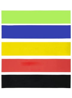 Kanteen Store 5-Piece Elastic Resistance Bands Set Latex Gym Strength Training Rubber Loops Fitness Workout Equipment Expander  - Image 1