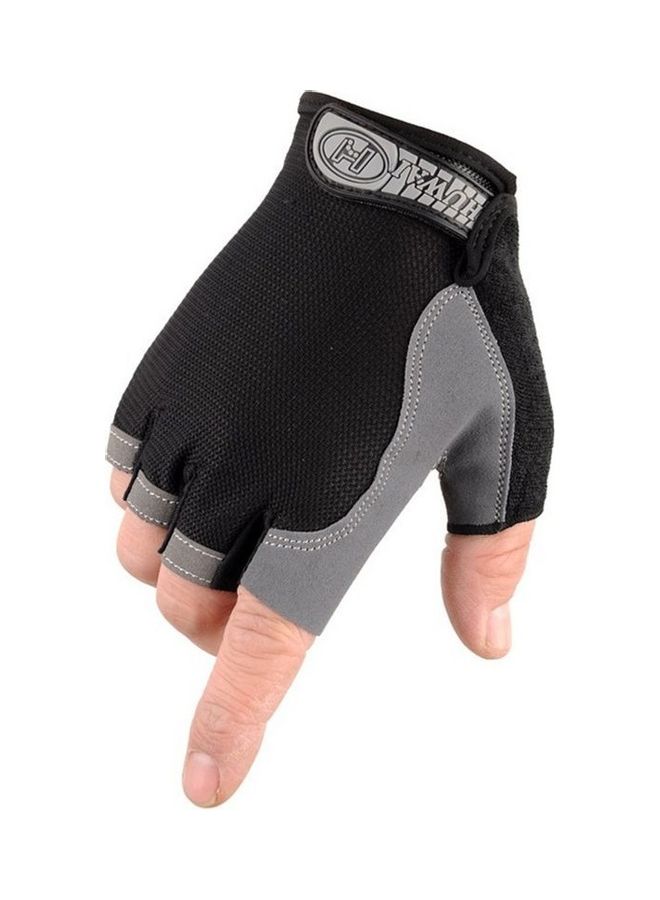 قفازات نصف أصابع للياقة البدنية مقاس حر - Image 2