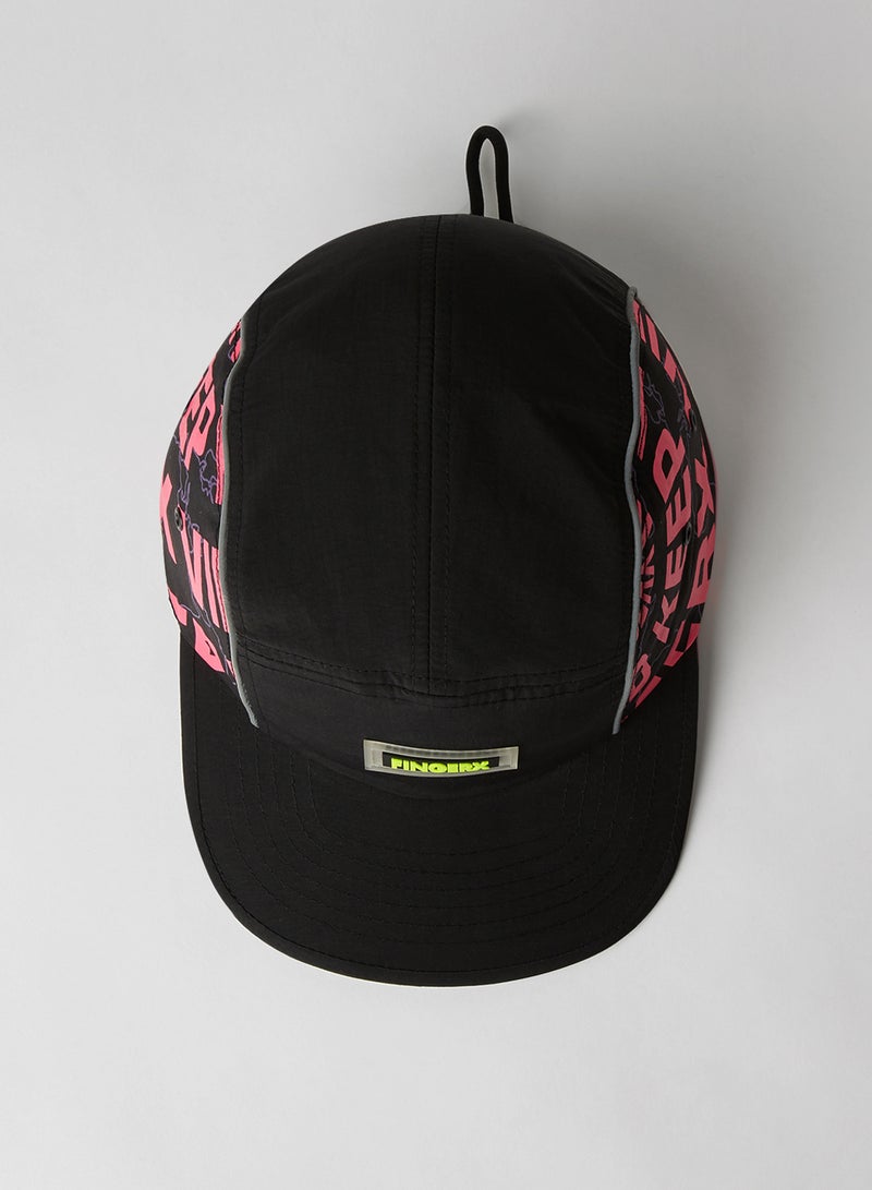 FINGERCROXX - Contrast Slogan Print Cap Black - Image 1