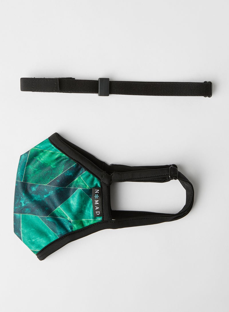Nomad Mask - Marble No Valve Face Mask Black - Image 1