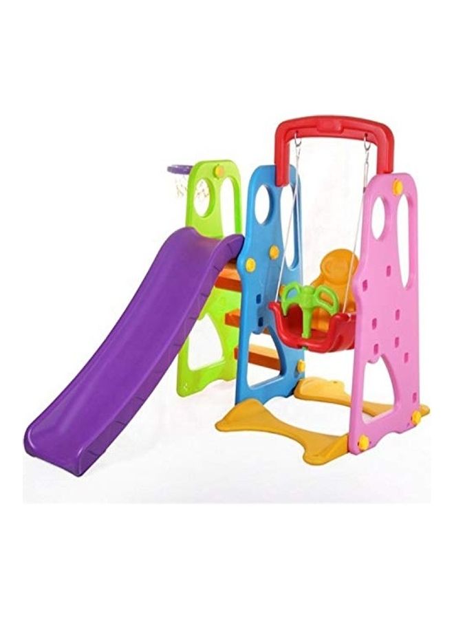 Rainbow Toys 3-In-1 Outdoor Play Structure 160 x 125 x 160cm - Image 1